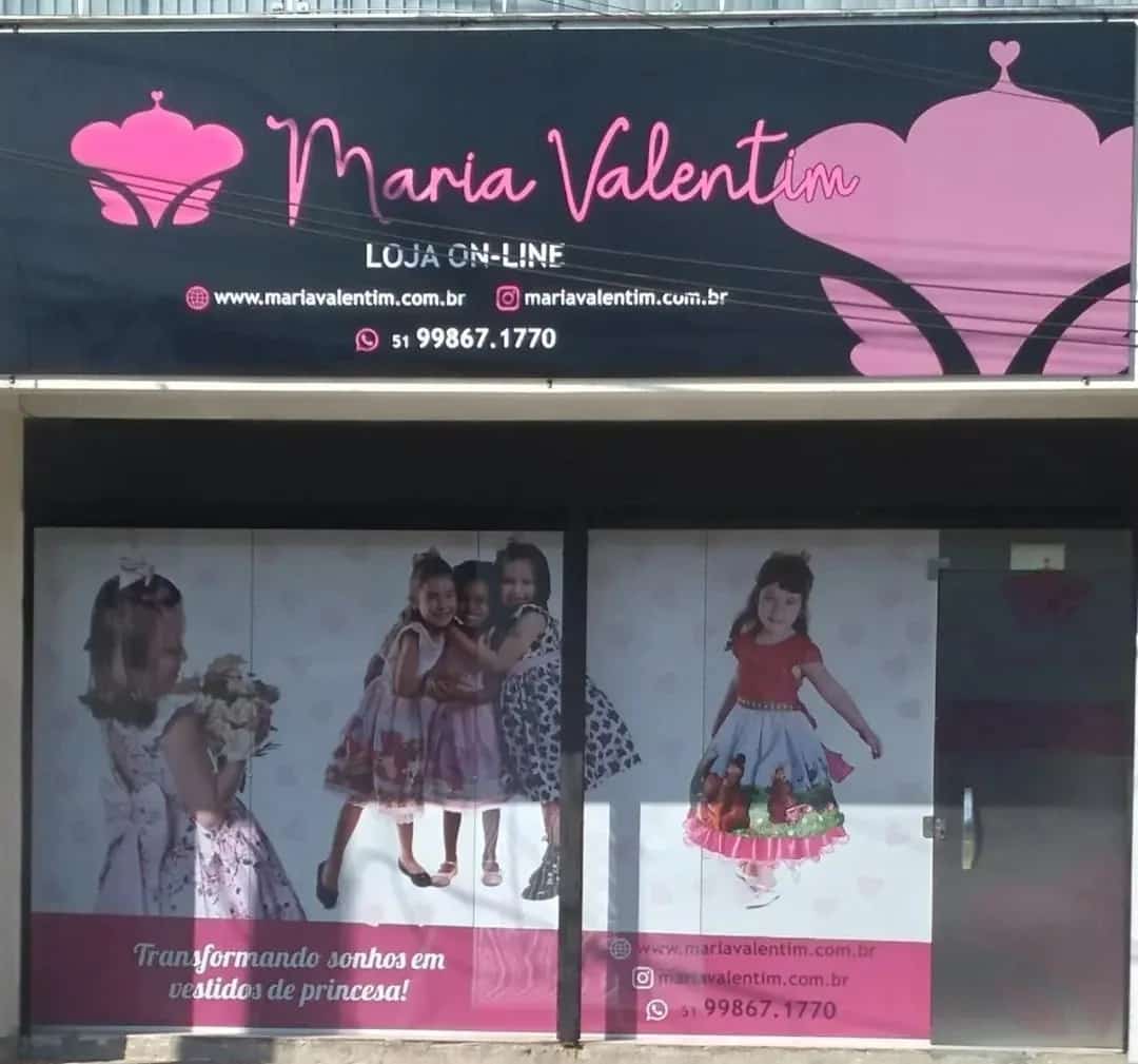 Fachada de loja, fachadas e letras caixa produzido pela Anglo Digital em Novo Hamburgo